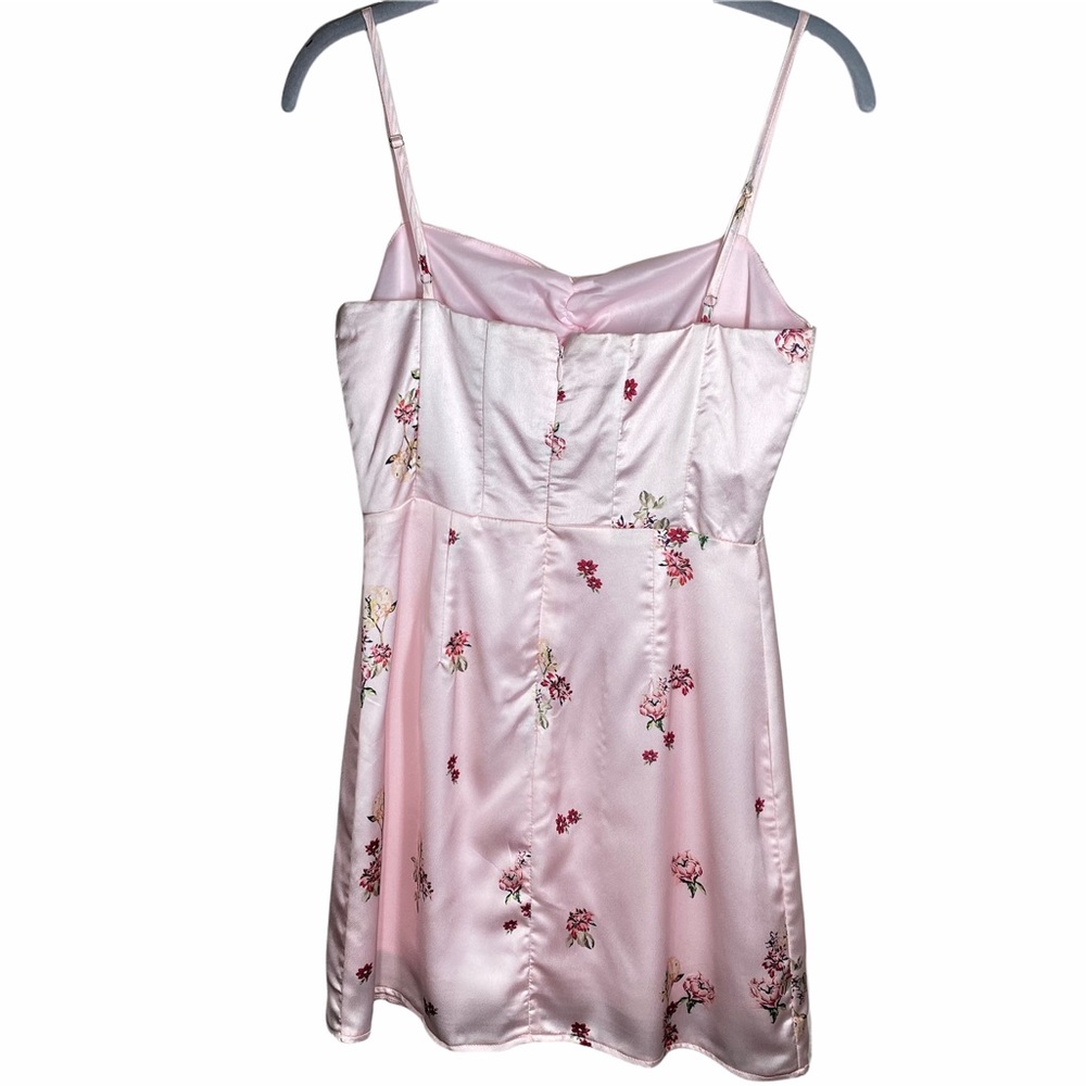 Princess Polly Mio Floral Strappy Mini Dress Pink Womens Size 4 - Picture 6 of 14